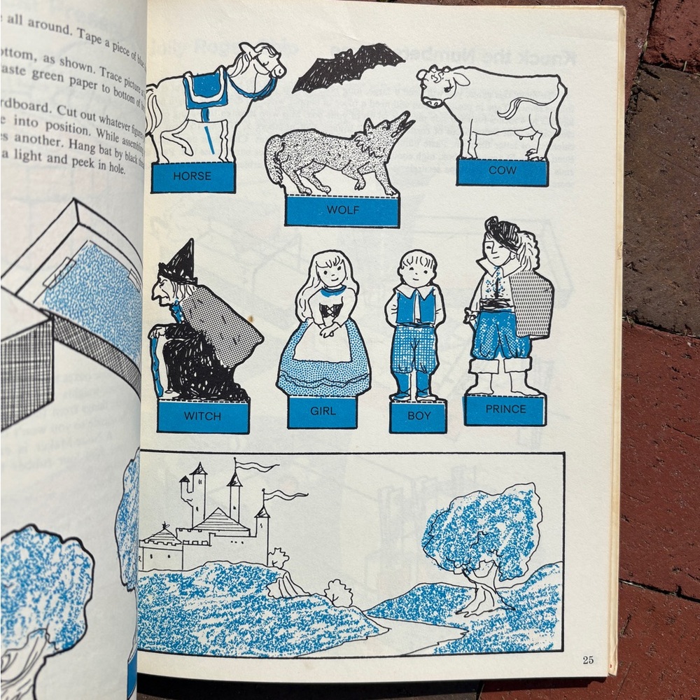 1966 Cardboard Carpentry Kids Children’s DIY Projects Animals Summer Vacation - Picture 6 of 9